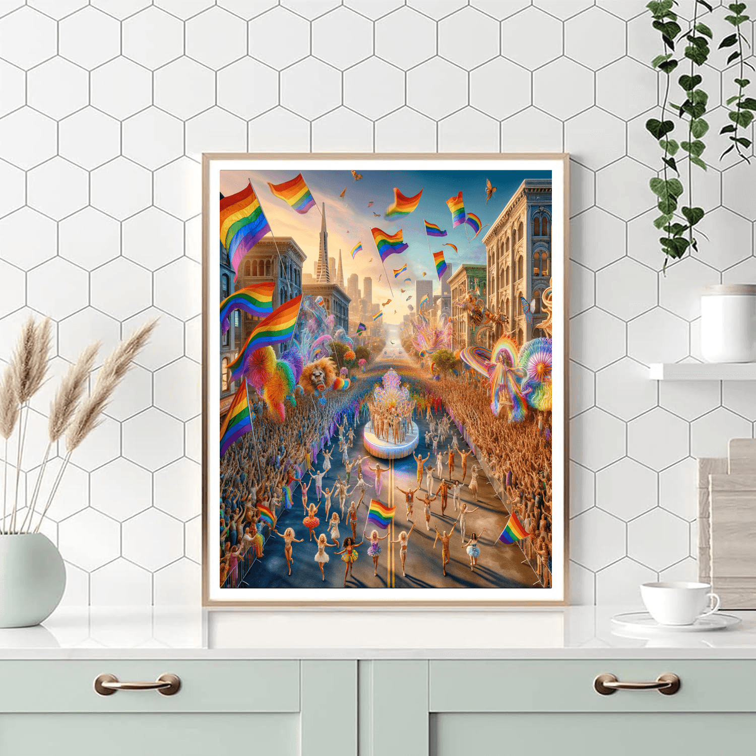 San Francisco Pride - San Francisco Paint By Color