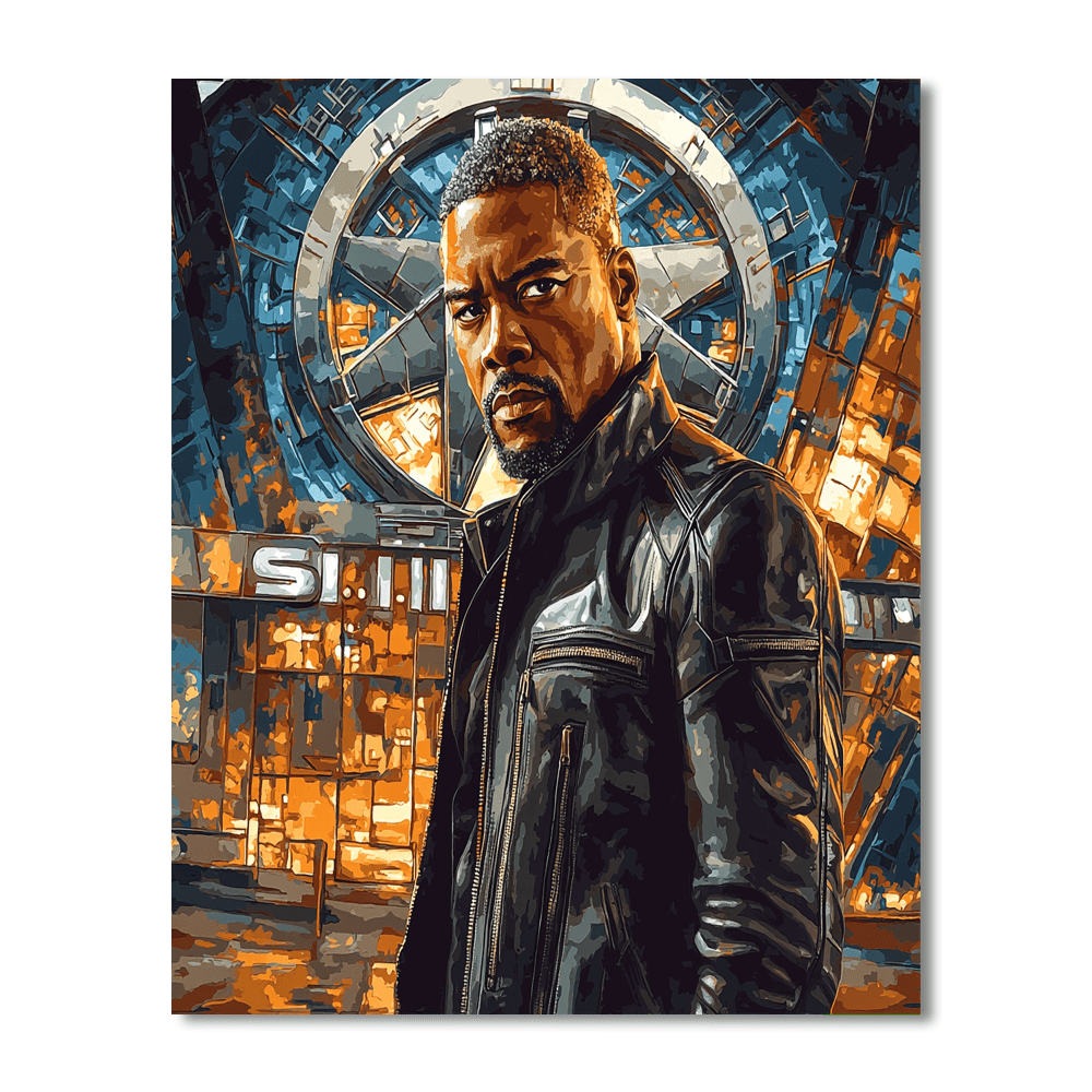 Samuel L. Jackson: The Authority Of Nick Fury DIY Paint By Numbers