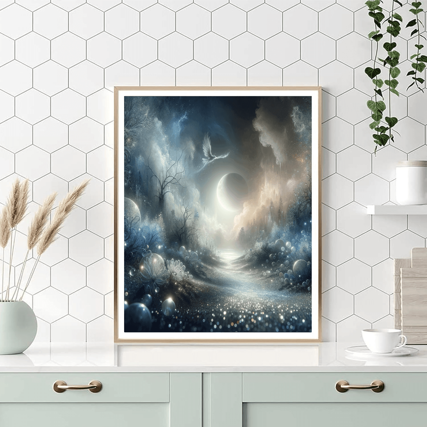 Lunar Fantasy Landscape Number Painting