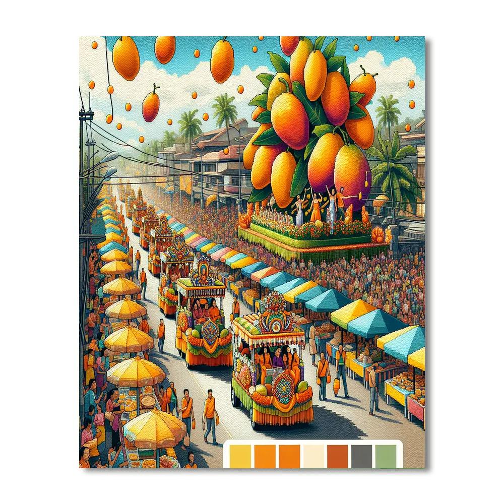 Mango Festival - Philippines Paint By Numbers Kits