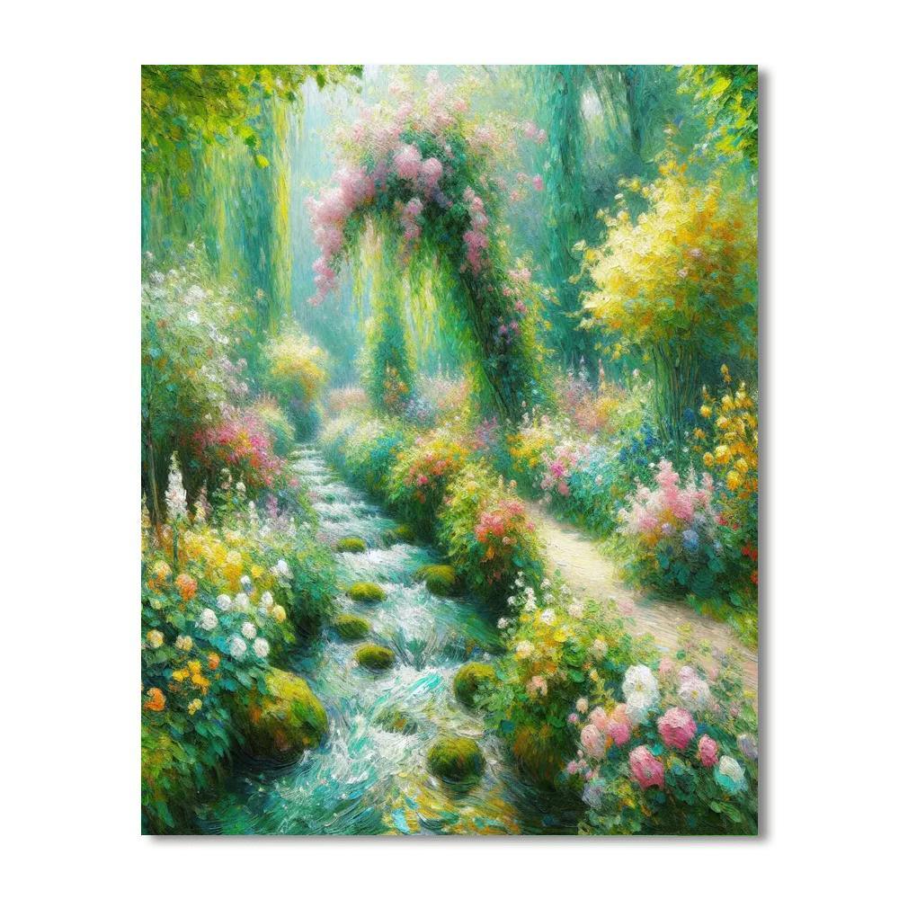 Dreamy Garden Escape Painting By Numbers Kit