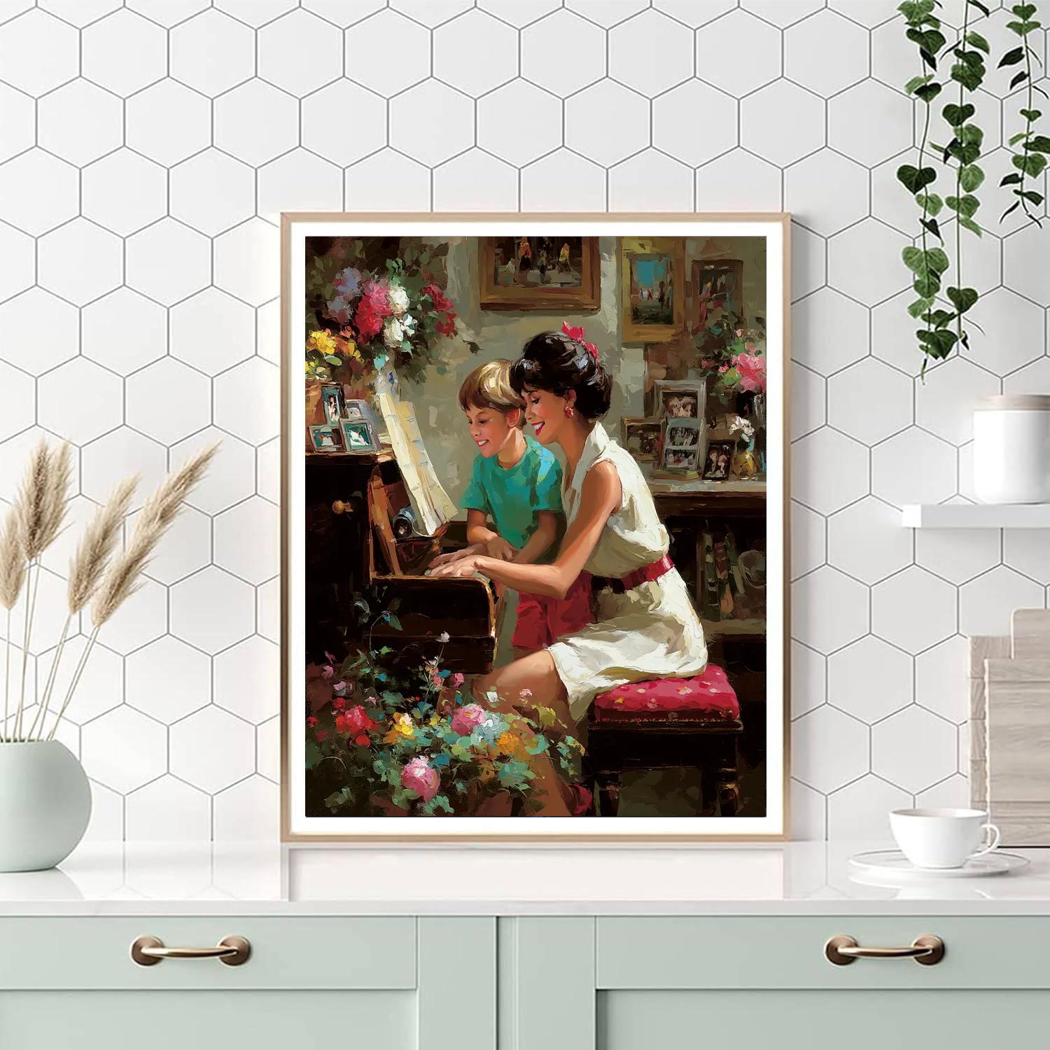 Love's Sweet Serenade DIY Paint By Numbers