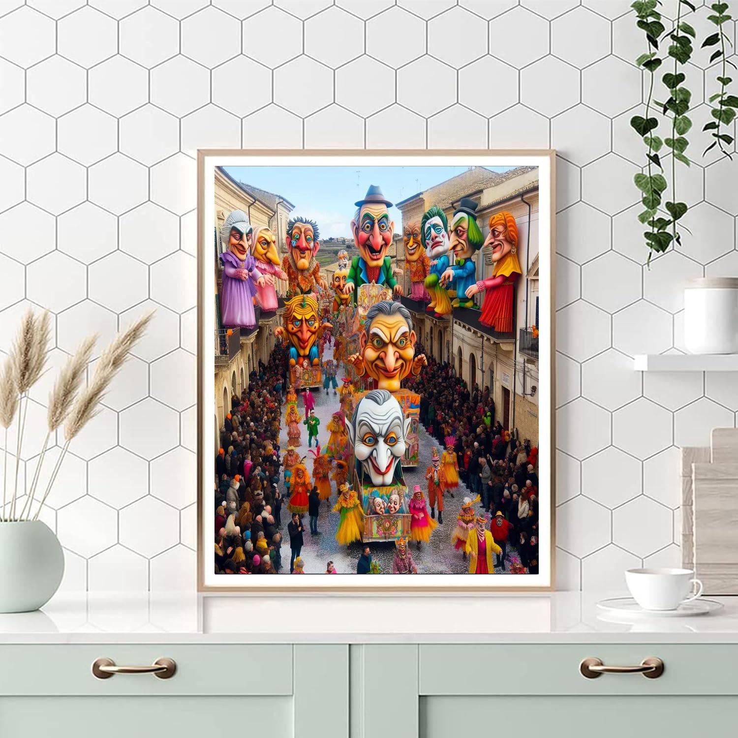 Carnevale Di Putignano - Putignano Painting Number Kit