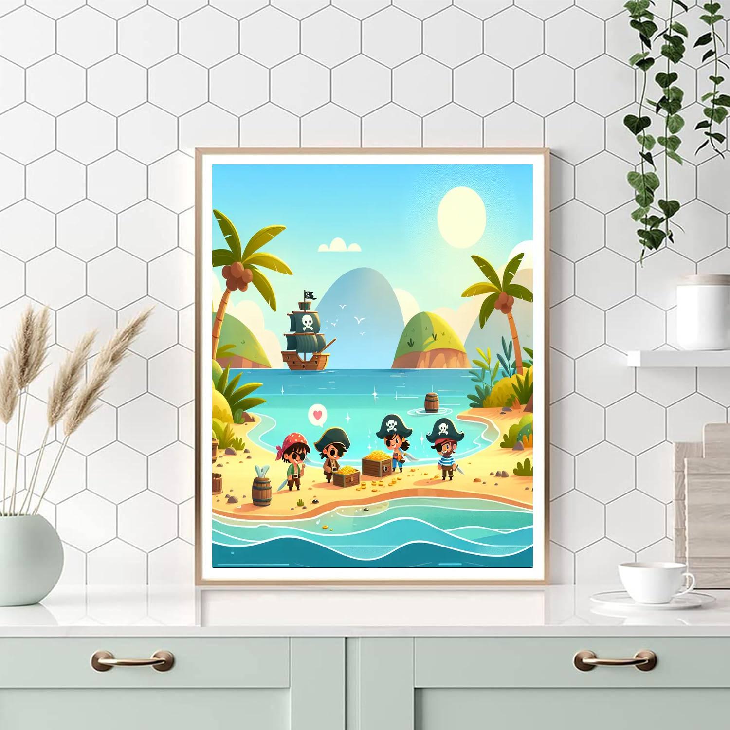 Pirate's Cove Expedition Number Painting