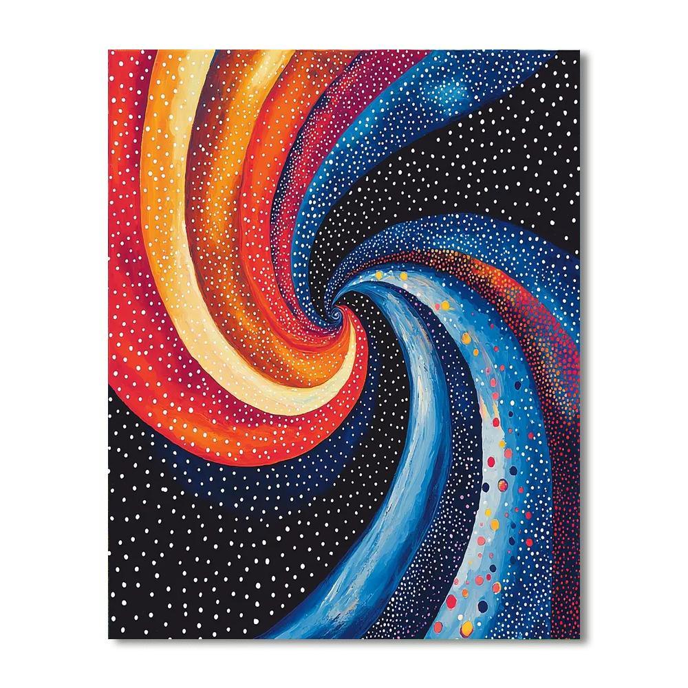 Yayoi Kusama Inspired Infinite Cosmos Rhythm  Paint By Number