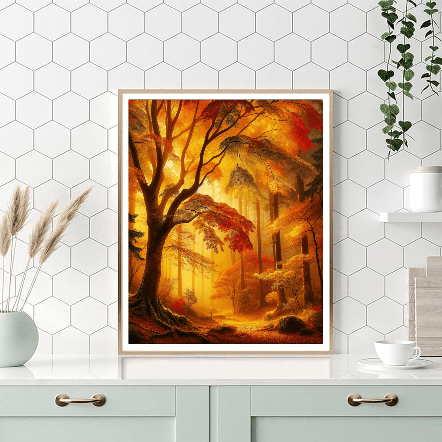 Autumn Tranquility Numbered Painting Kits