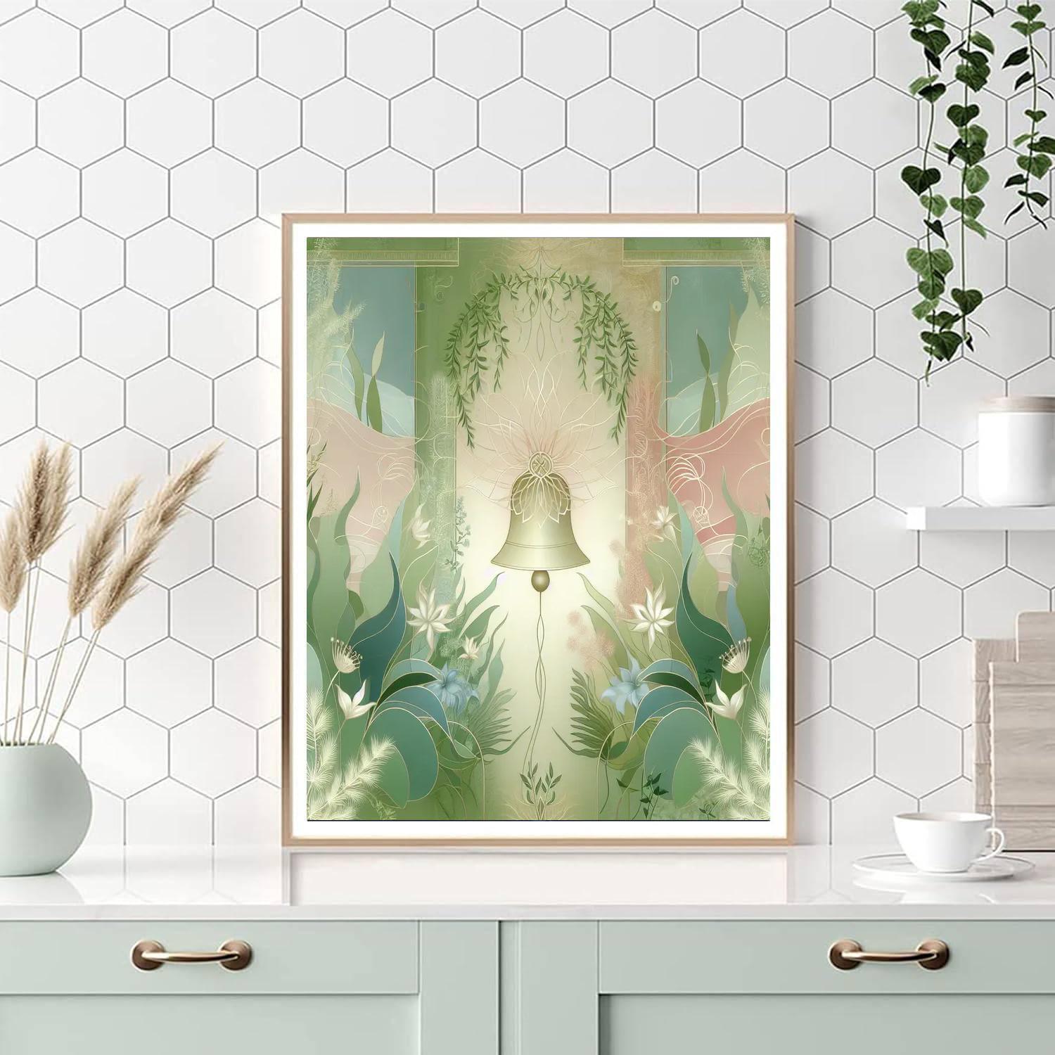 Bell Garden Harmony Paint By Numbers Art