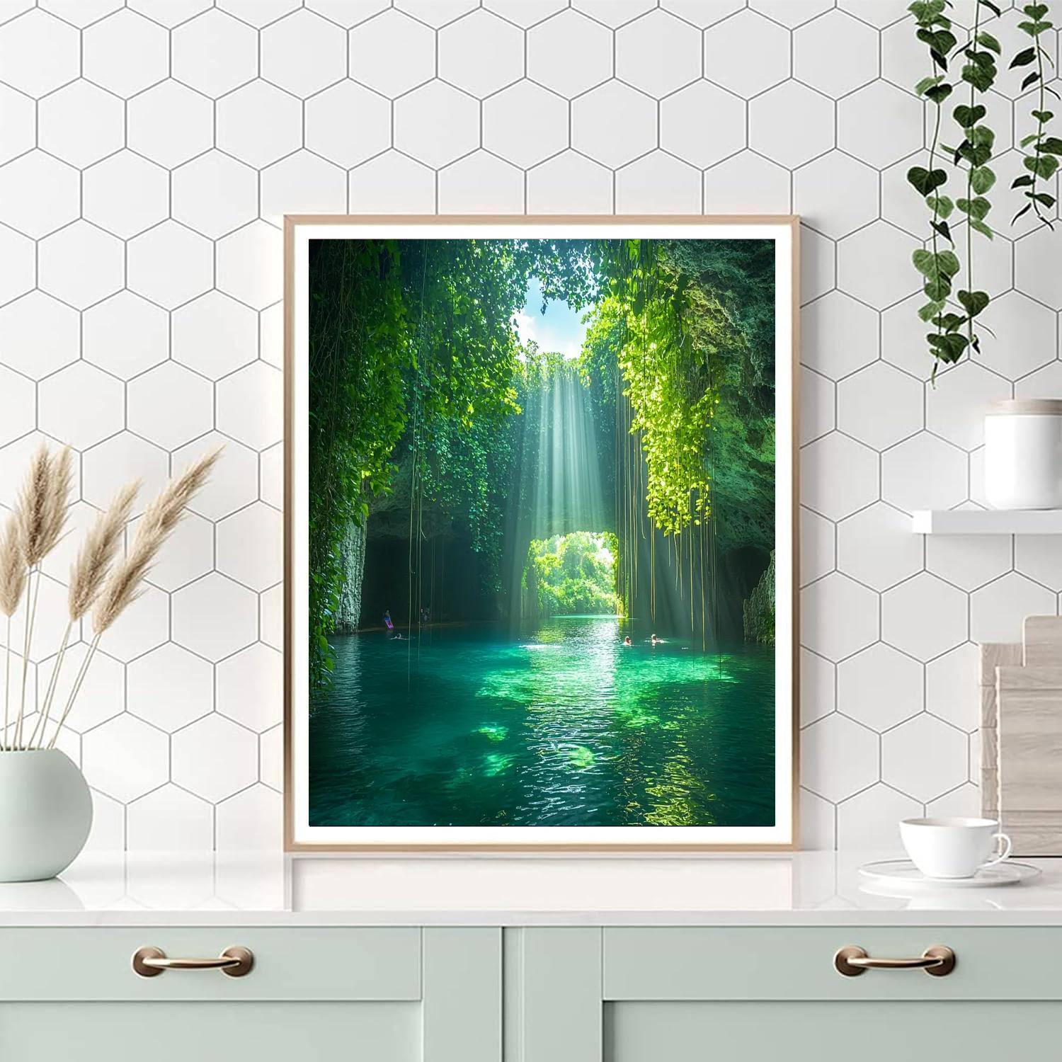 Cenote Ik Kil - Mexico Numbered Painting Kits