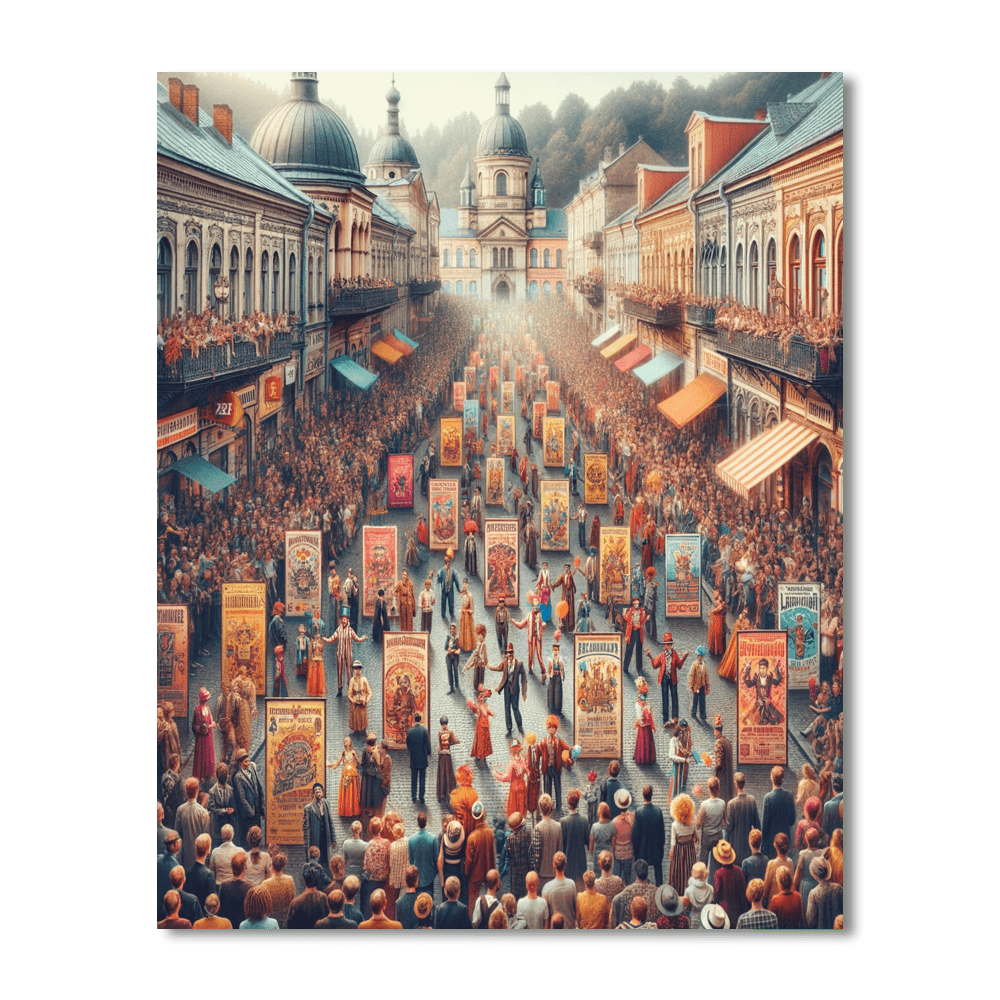 The Edinburgh Festival Fringe - Scotland Paint By Numbers Kits