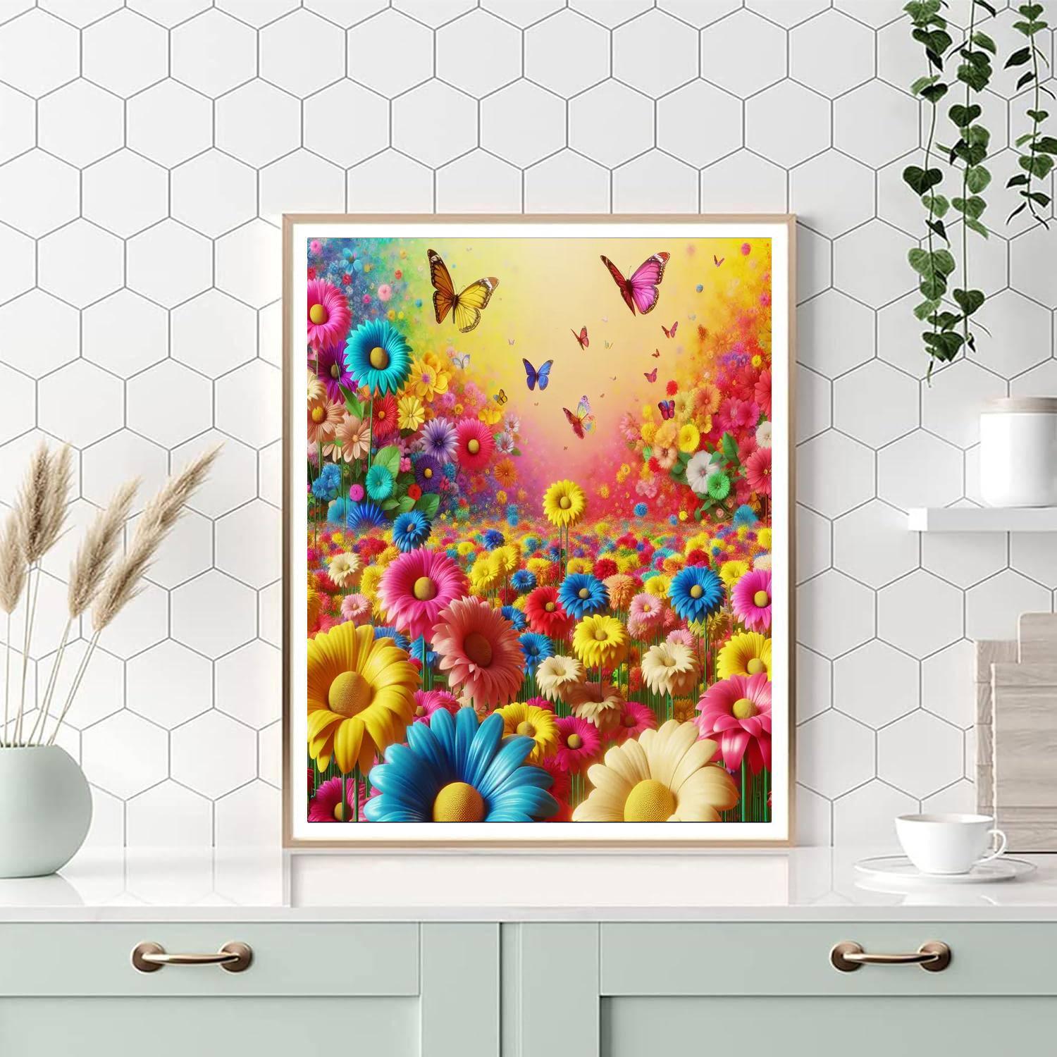 Frolic In The Flower Field Paint By Color