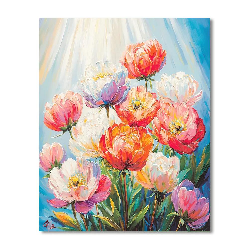 Dancing Among The Flowers Paint By Numbers