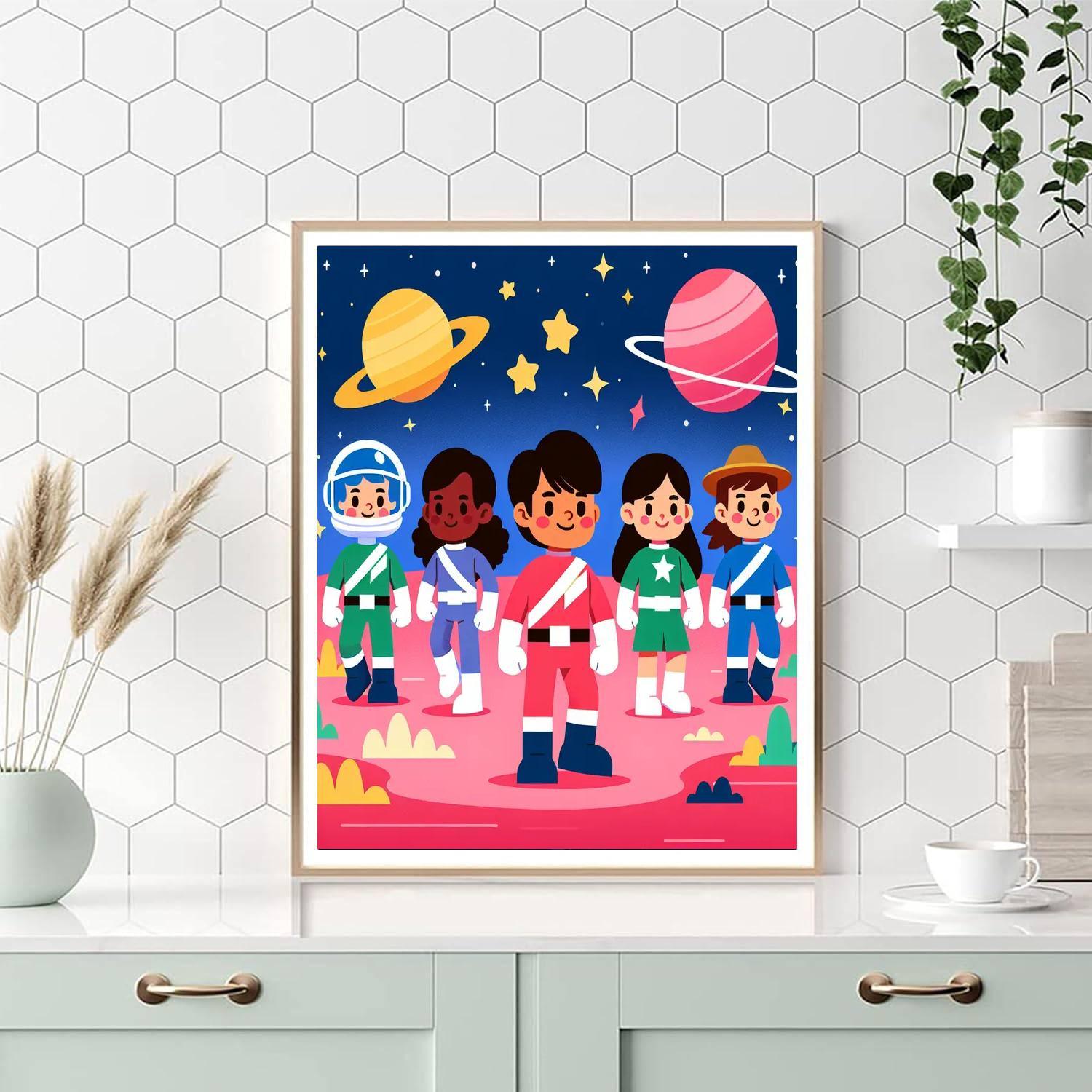Galactic Ranger's Adventure Paint By Numbers