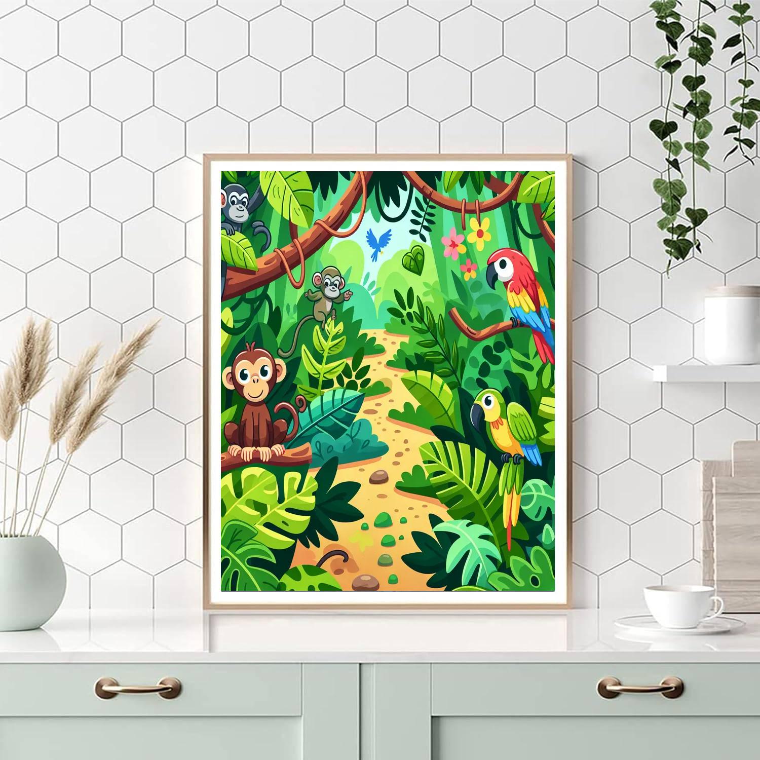 Jungle Trek Paint By Number