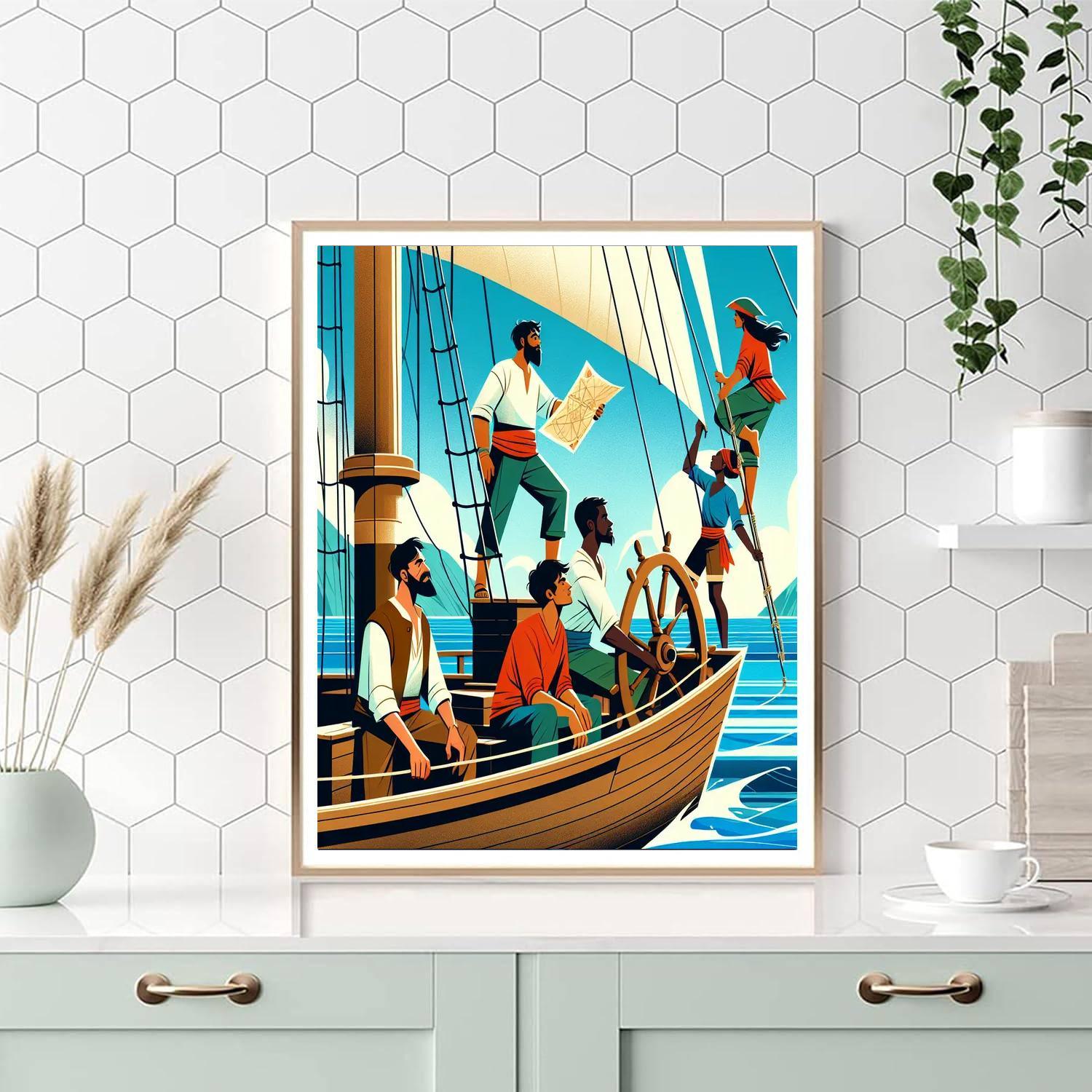 Ocean Quest Adventure Painting By Numbers Kit