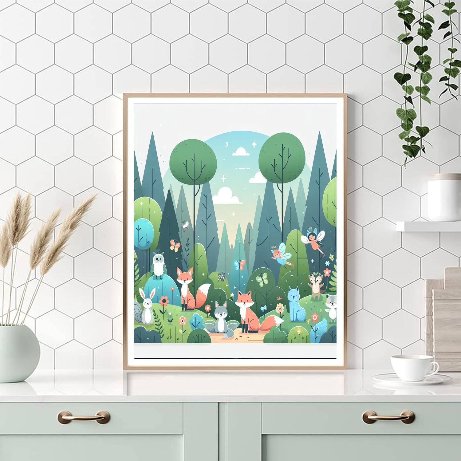 Magic Forest Escape Paint By Numbers Art