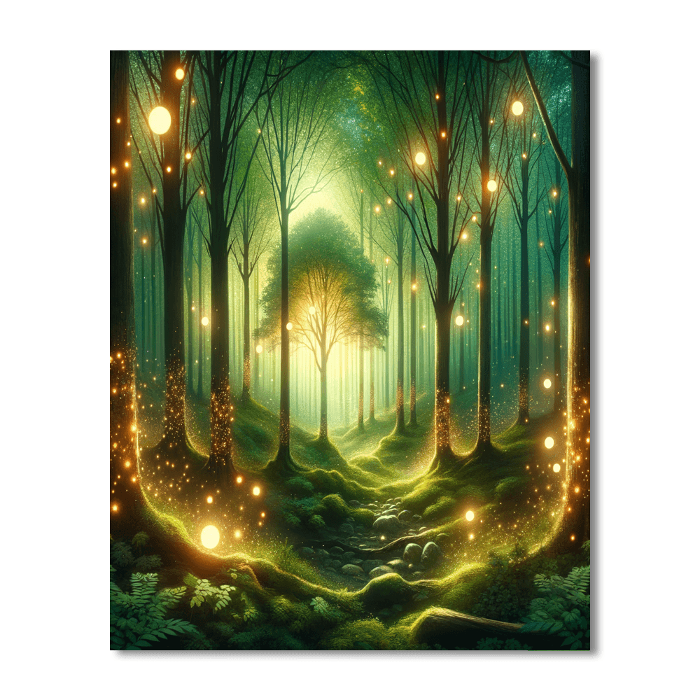 Magical Fairy Lights DIY Paint By Numbers