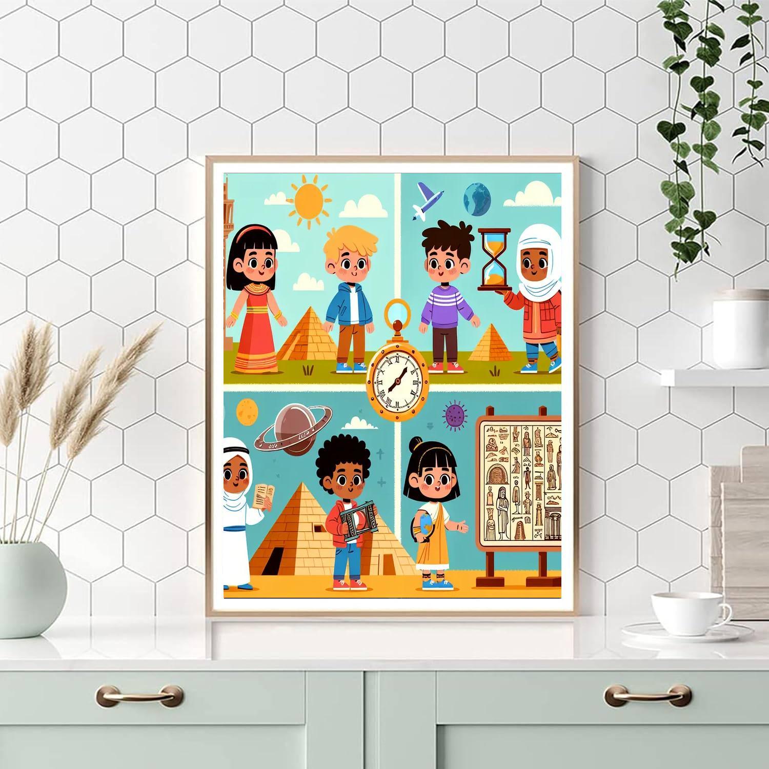 Time-traveling Adventurers Painting By Numbers Kit