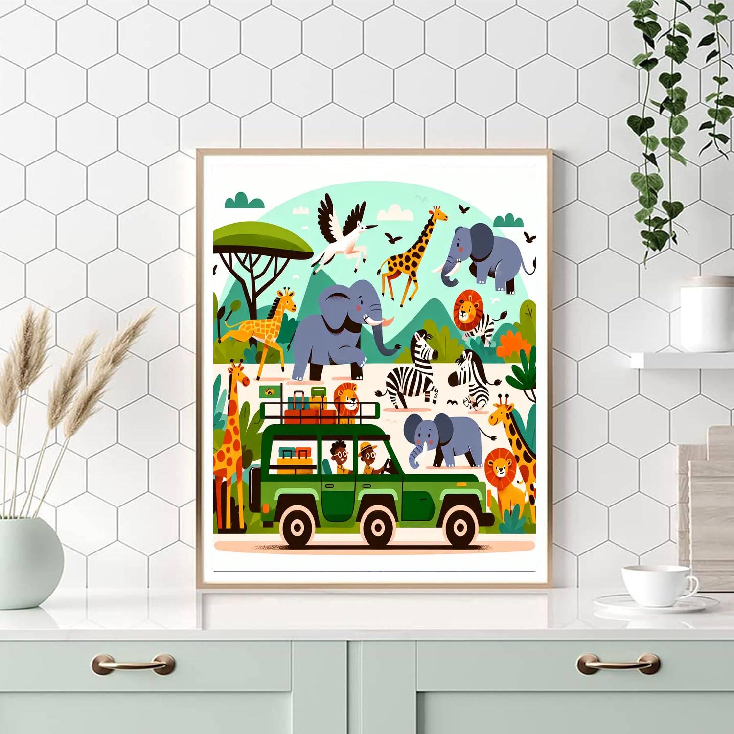 Thrilling Safari Adventure Paint By Color