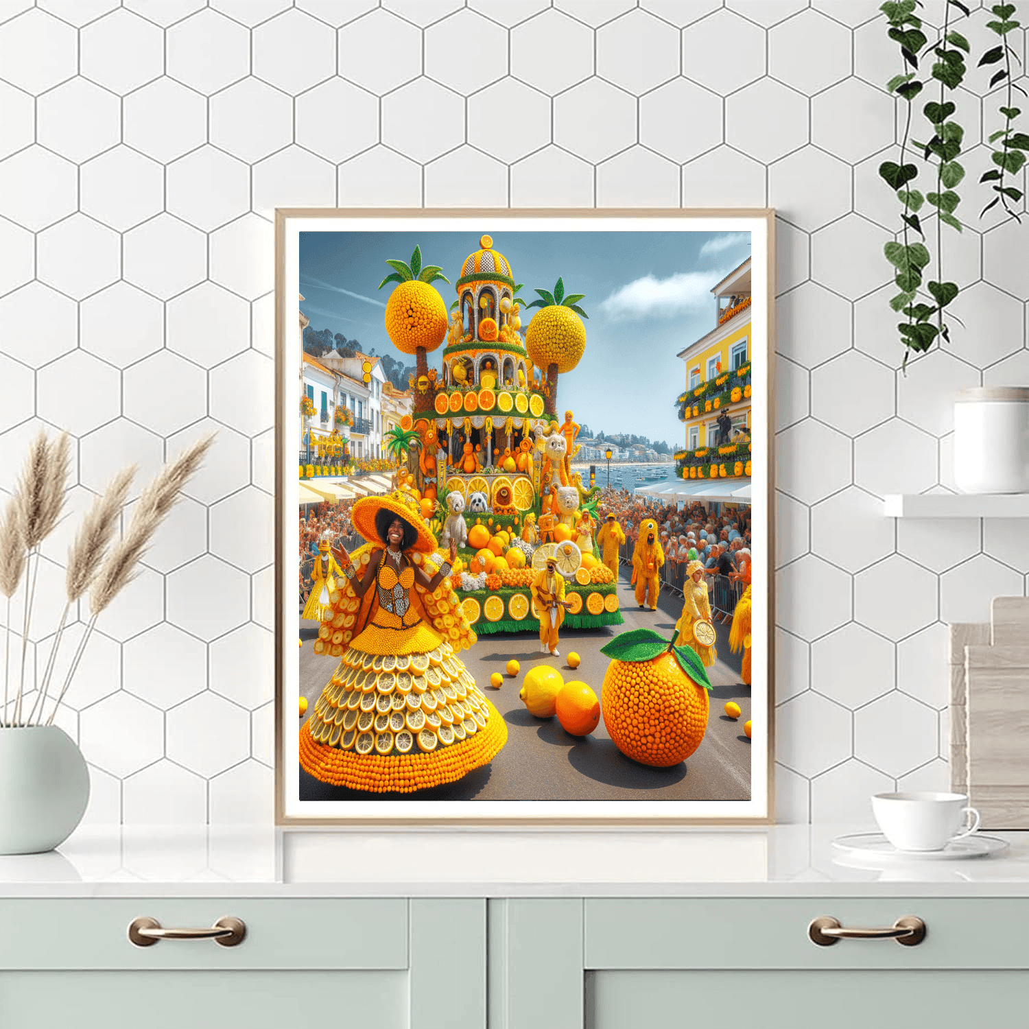 Menton Lemon Festival - Menton Numbered Painting Kits