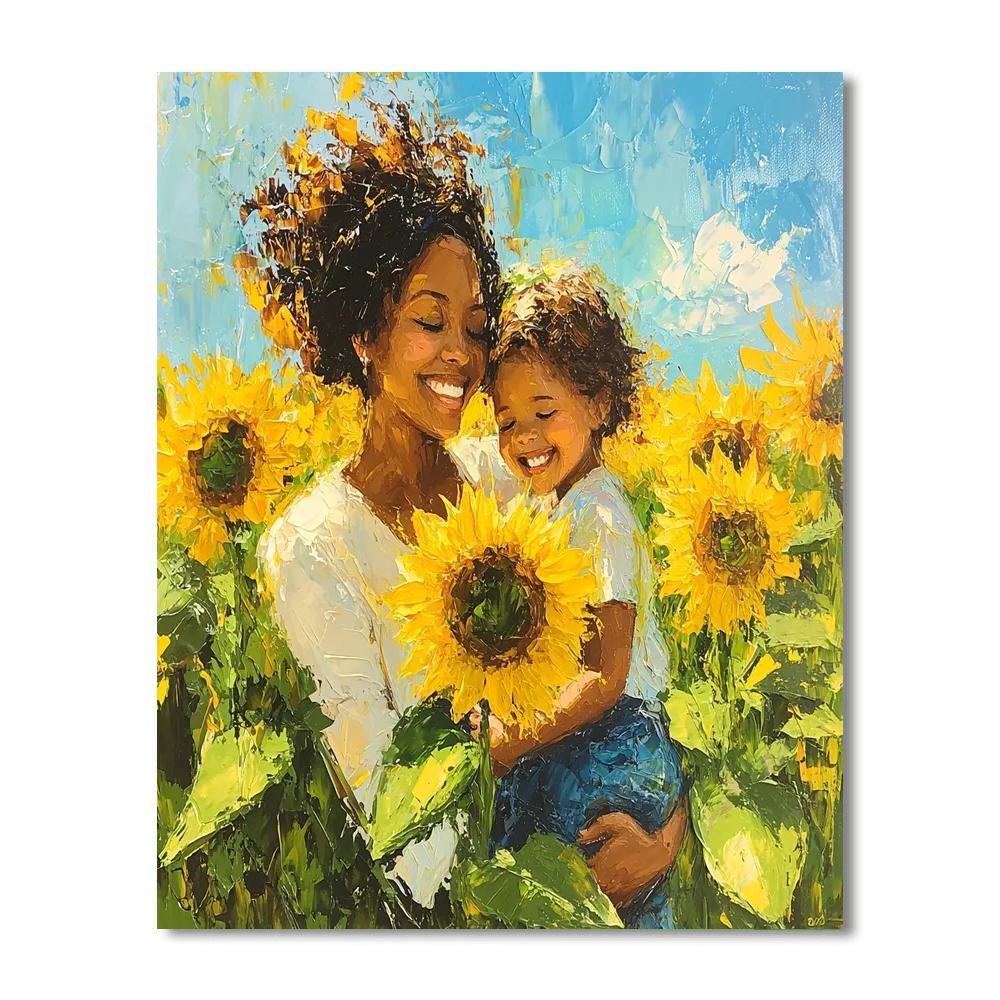 Sunflower Hugs Painting By Numbers Kit