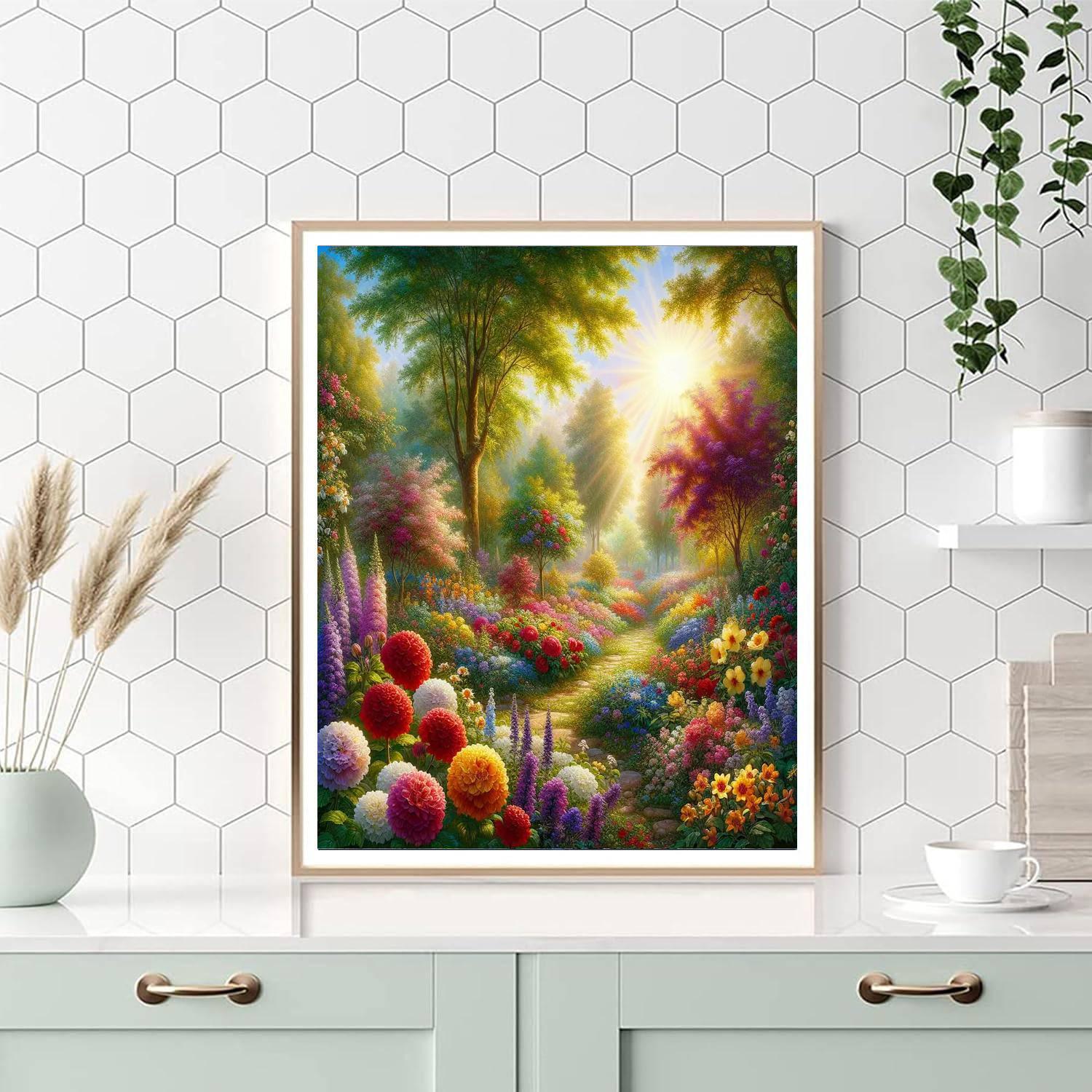 Radiant Flower Symphony DIY Paint By Numbers