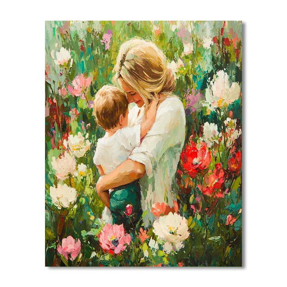 Garden Of Heartfelt Hugs Paint By Number