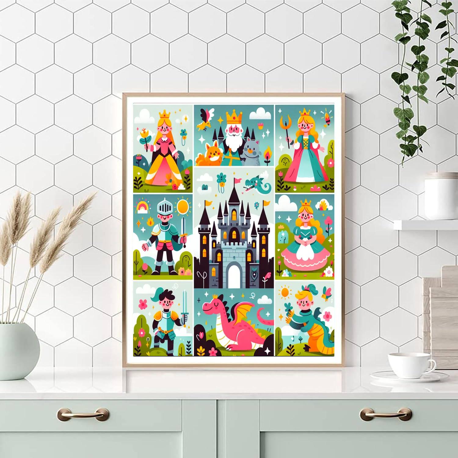 Fantasy Fairy Tale Adventure Numbered Painting Kits