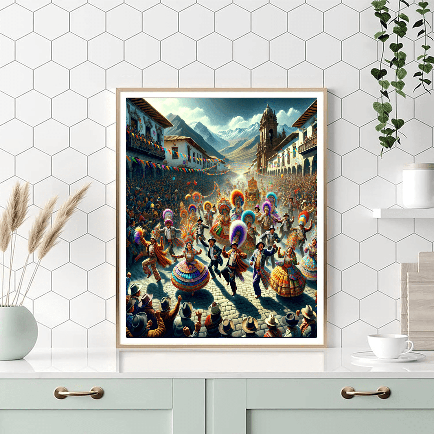 Fiesta De La Virgen De La Candelaria - Peru Paint By Number