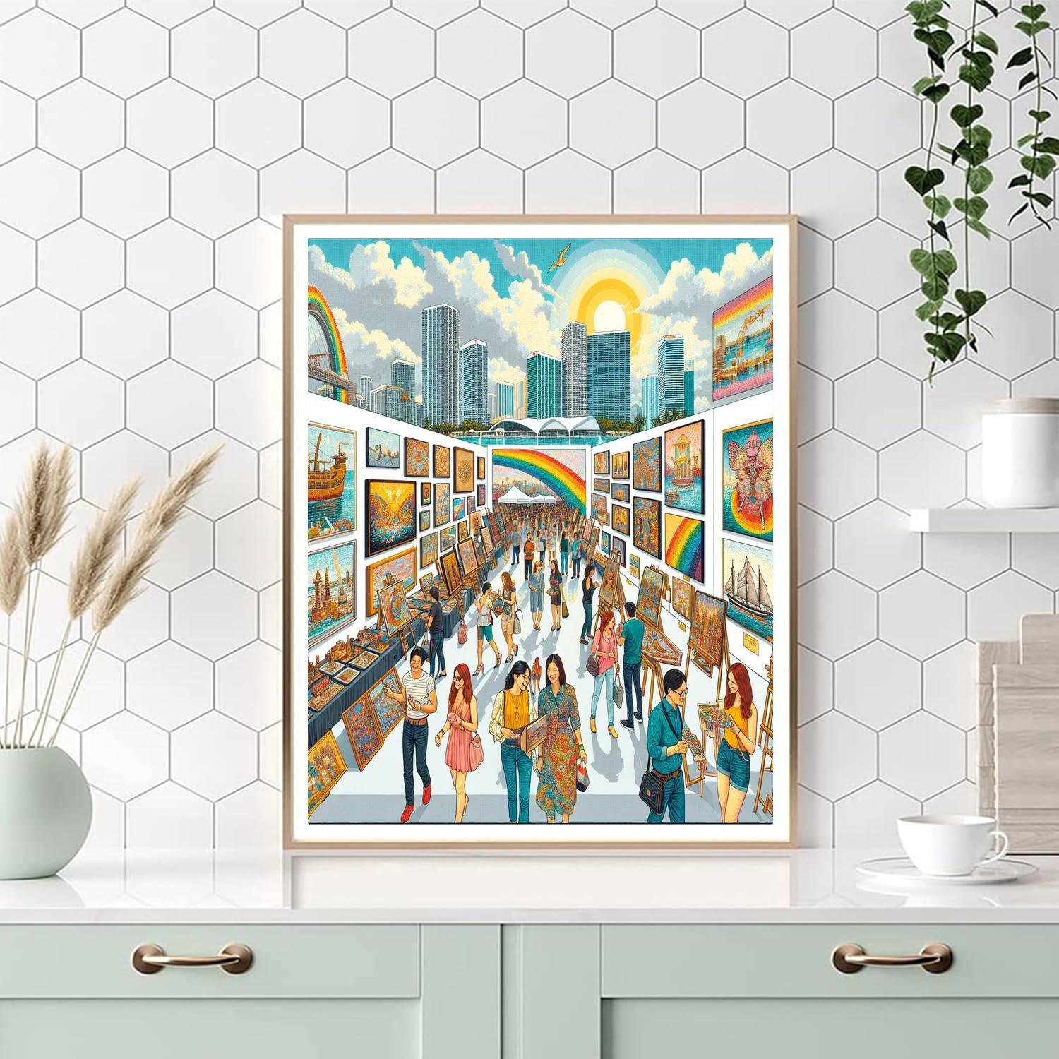 Art Basel - Miami Numbered Painting Kits