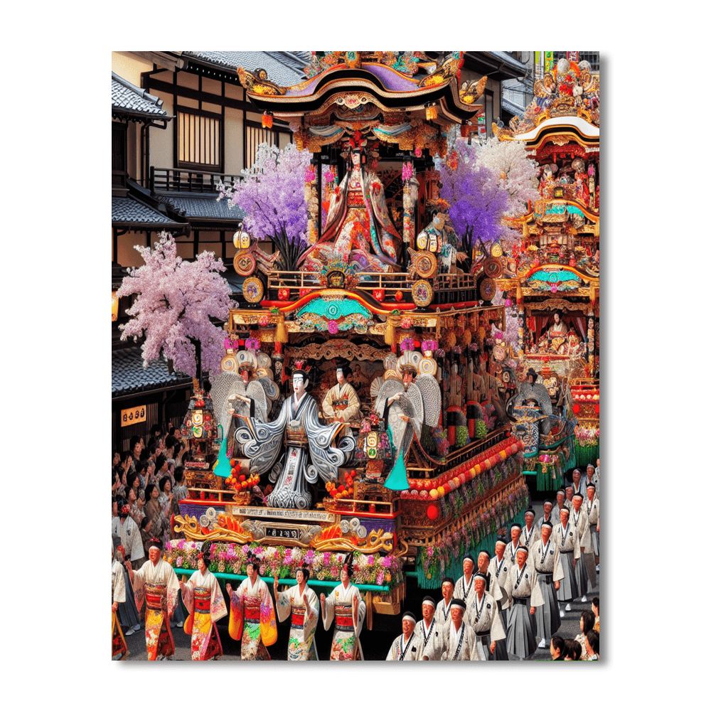 Kansai Yamaboko Junko - Japan Painting Number Kit