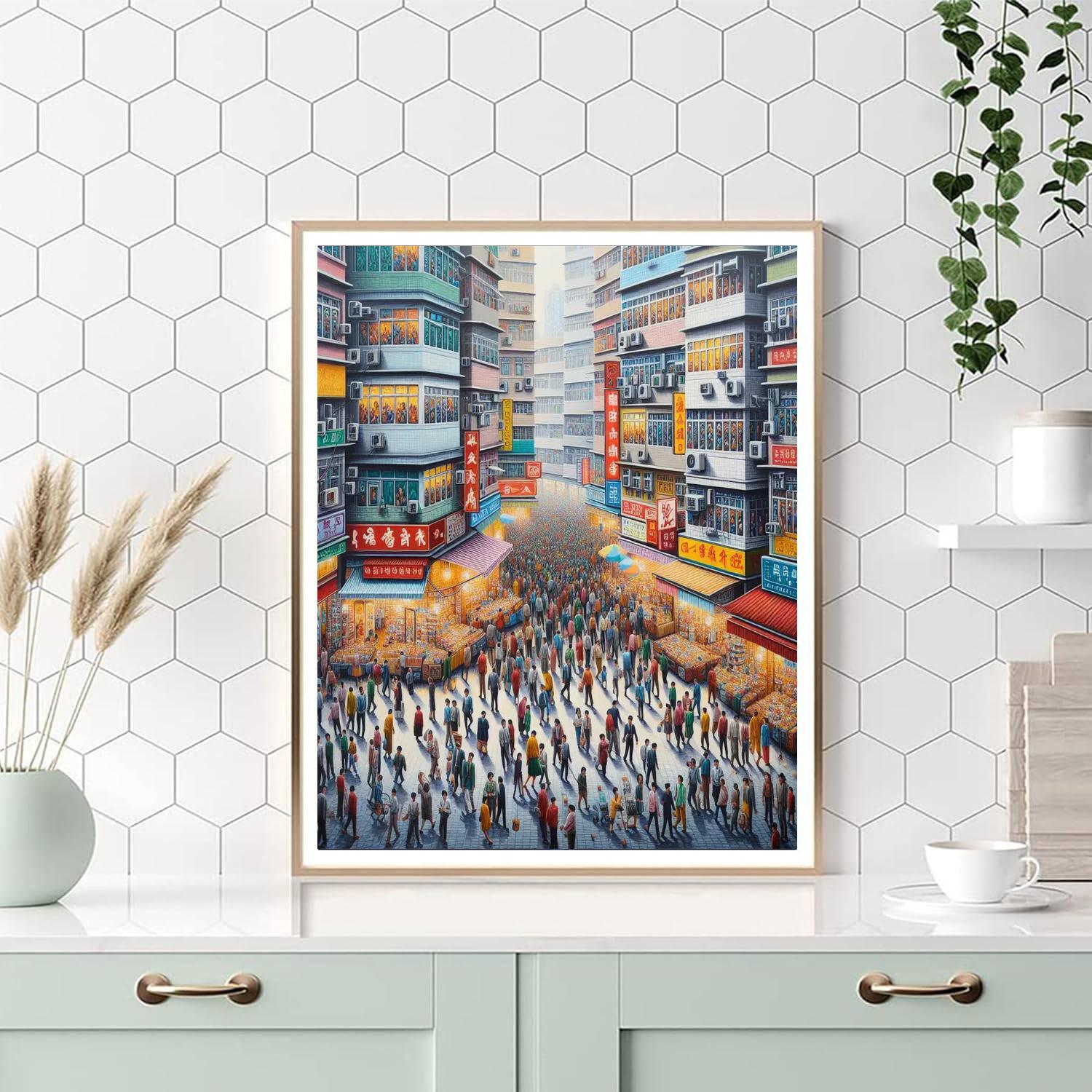 Urban Street Symphony Paint By Numbers Art