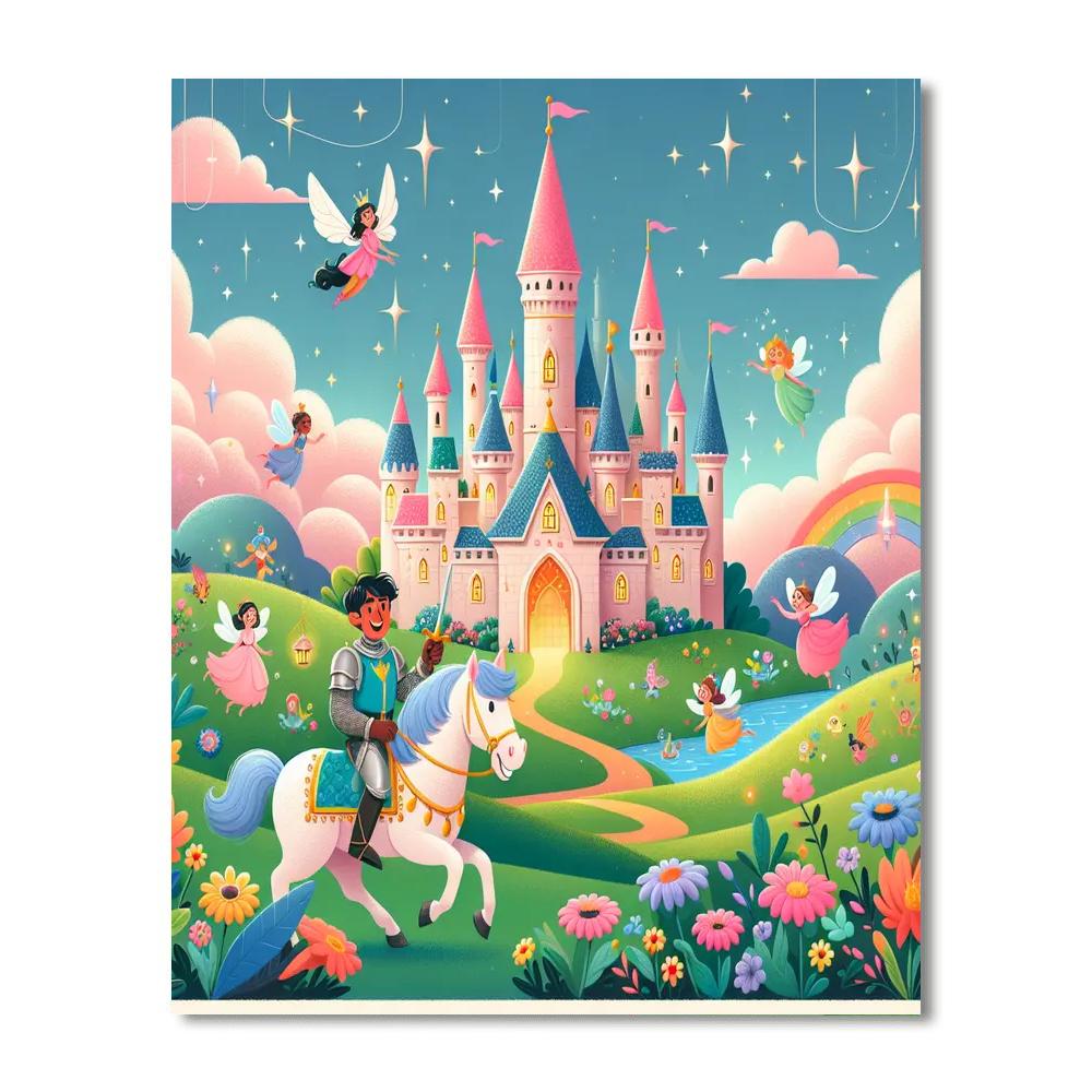 Whimsical Fairy Tale World Paint By Numbers Art