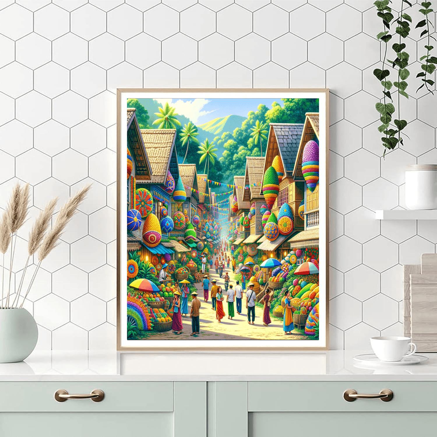 Pahiyas Festival - Philippines Painting By Numbers Kit