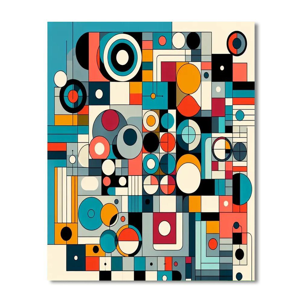 Chic Modern Abstract Paint By Numbers Kits