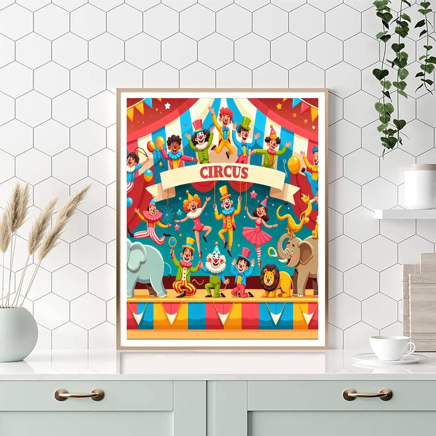 Adventure With The Circus Paint By Color