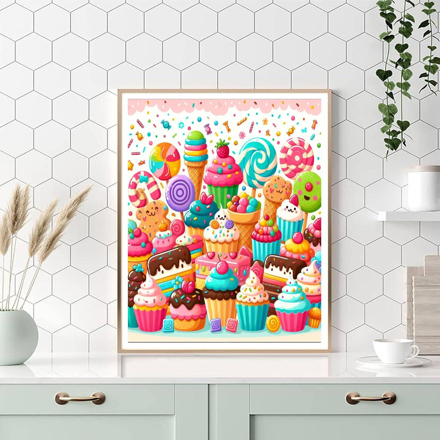 Super Sweet Treats Paint By Numbers Art
