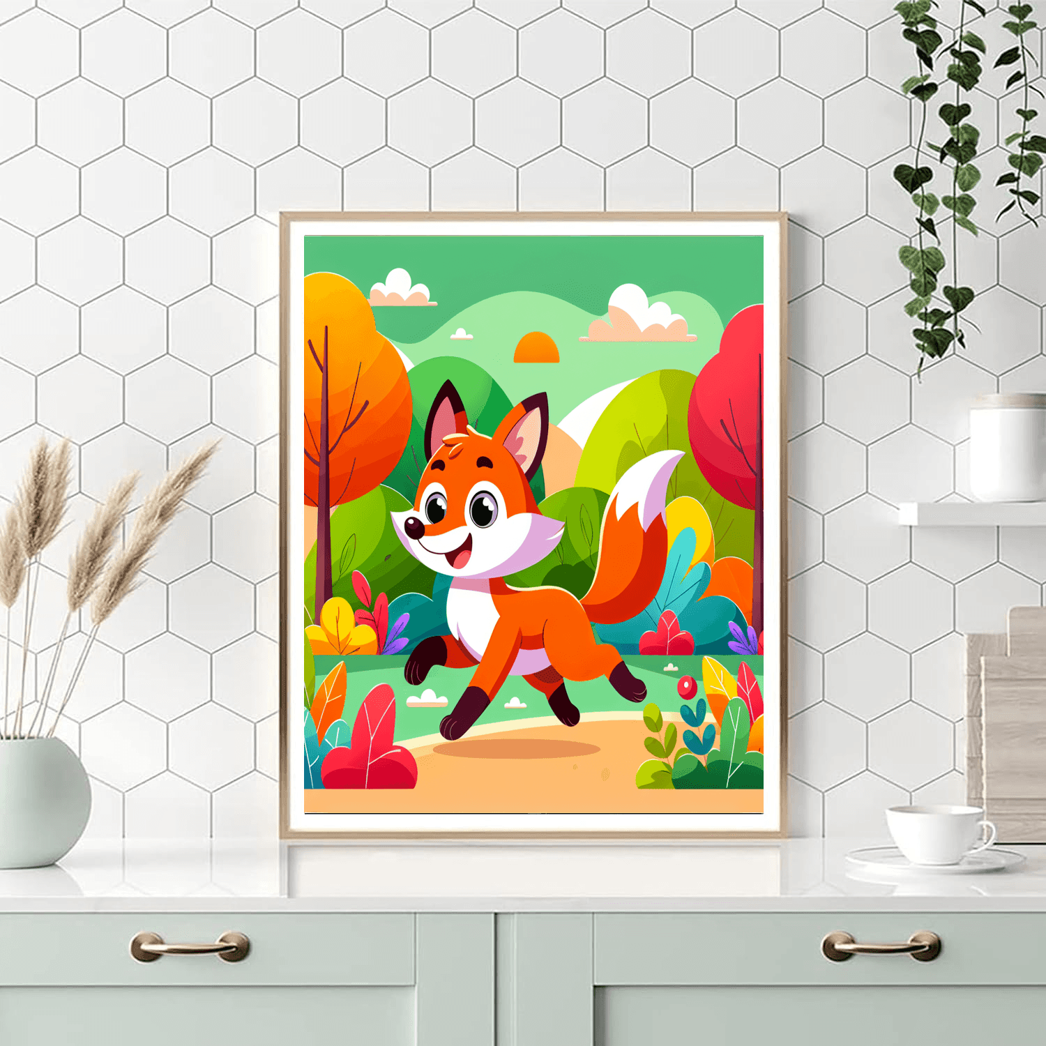 Mischievous Fox Tales Paint By Number