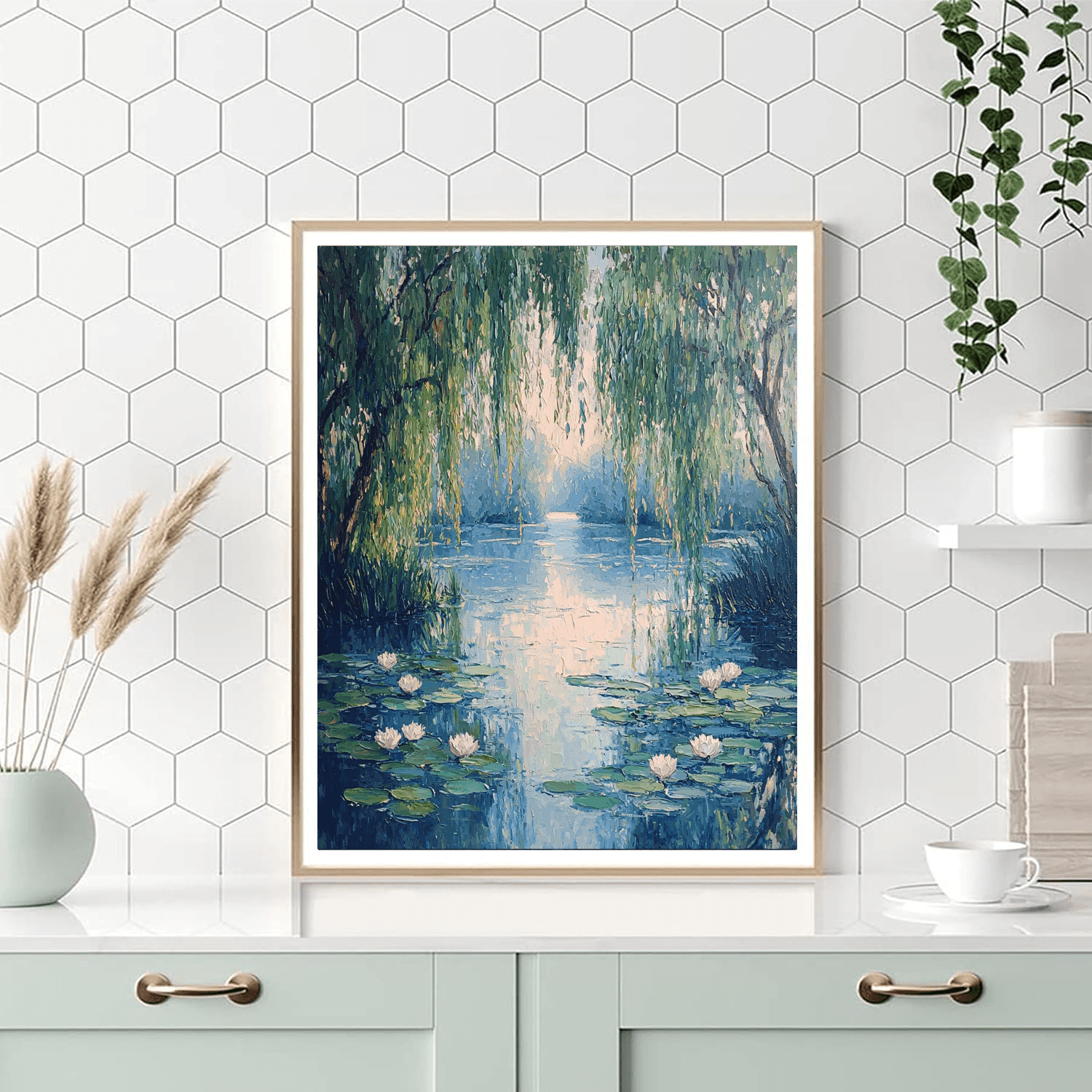 Claude Monet Inspired Nature's Serenity  Painting By Numbers Kit