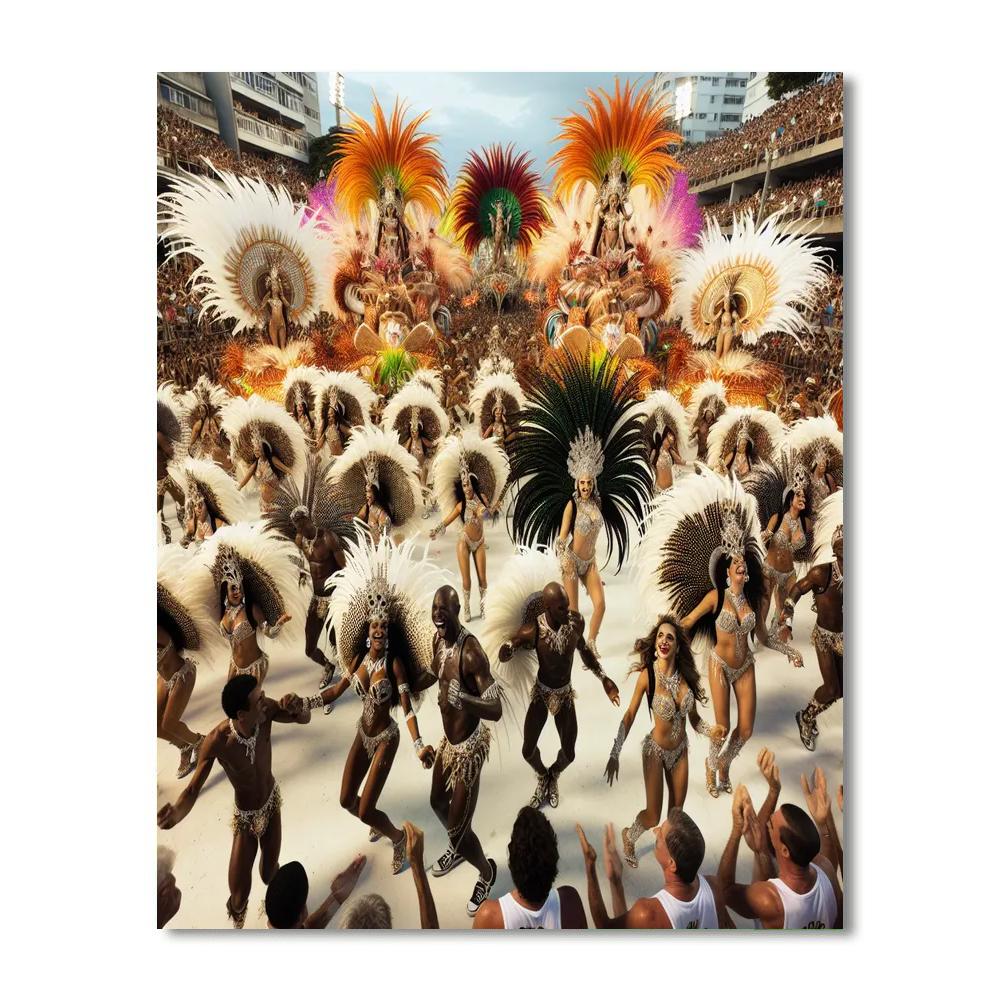 Río De Janeiro Carnival - Brazil Paint By Numbers Kits