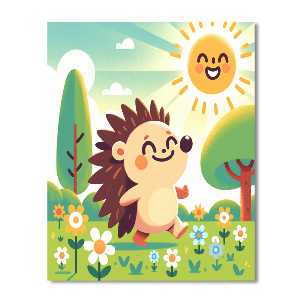 Exploring Hedgehog Paint By Number