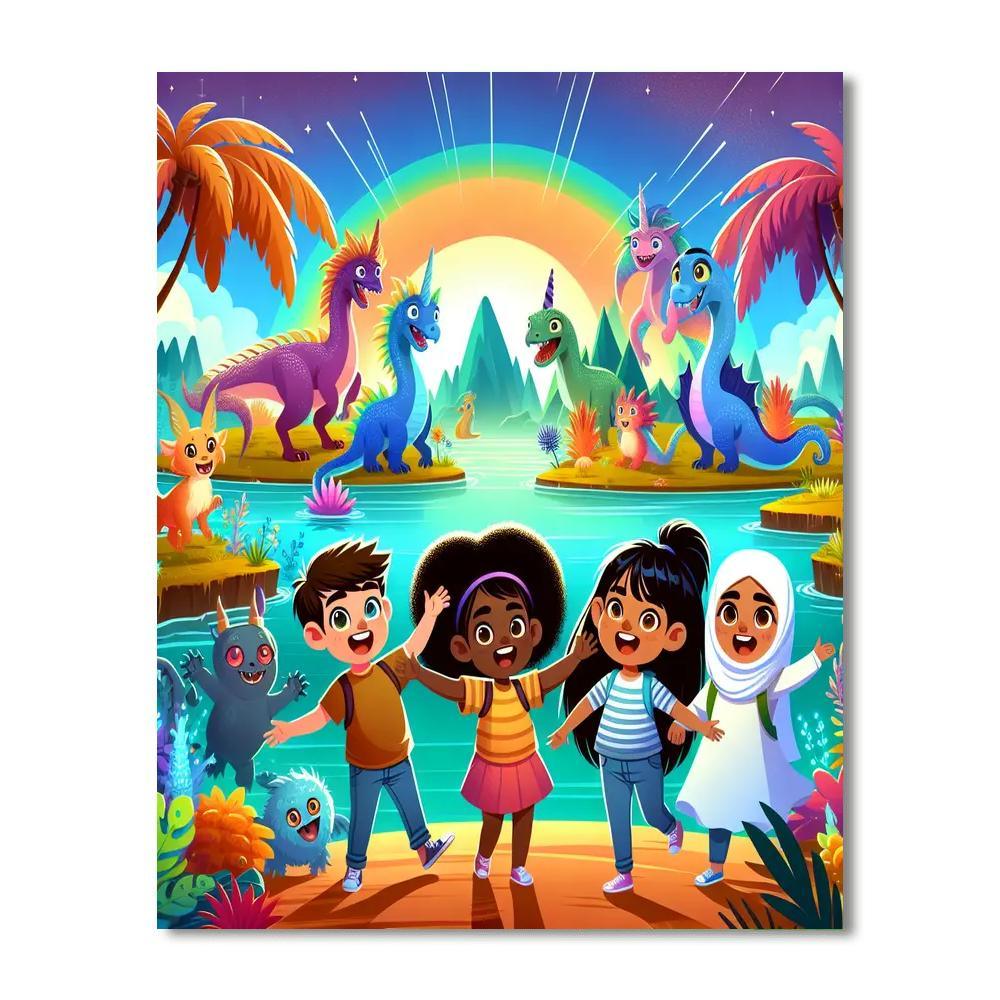 Fantasy Island Quest Paint By Numbers