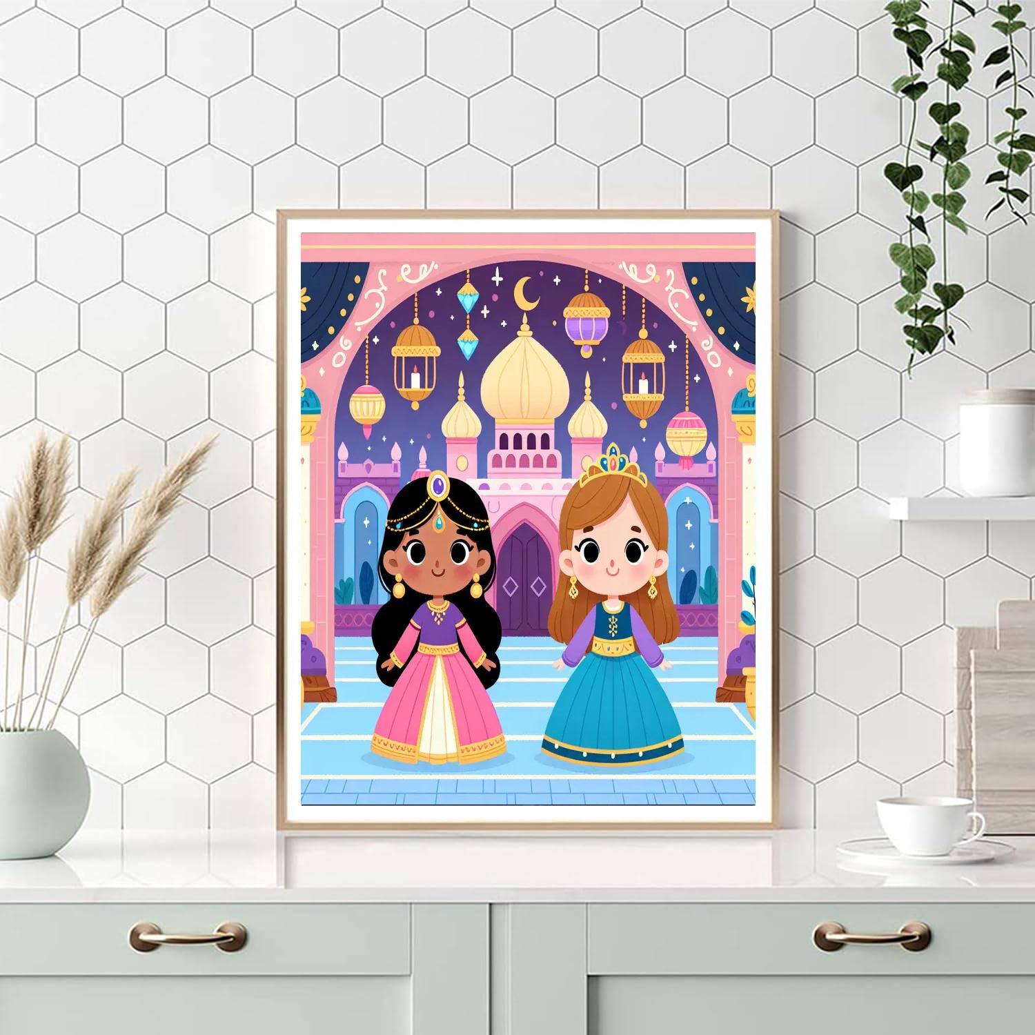 Princess's Enchanted Ball Paint By Numbers Kits