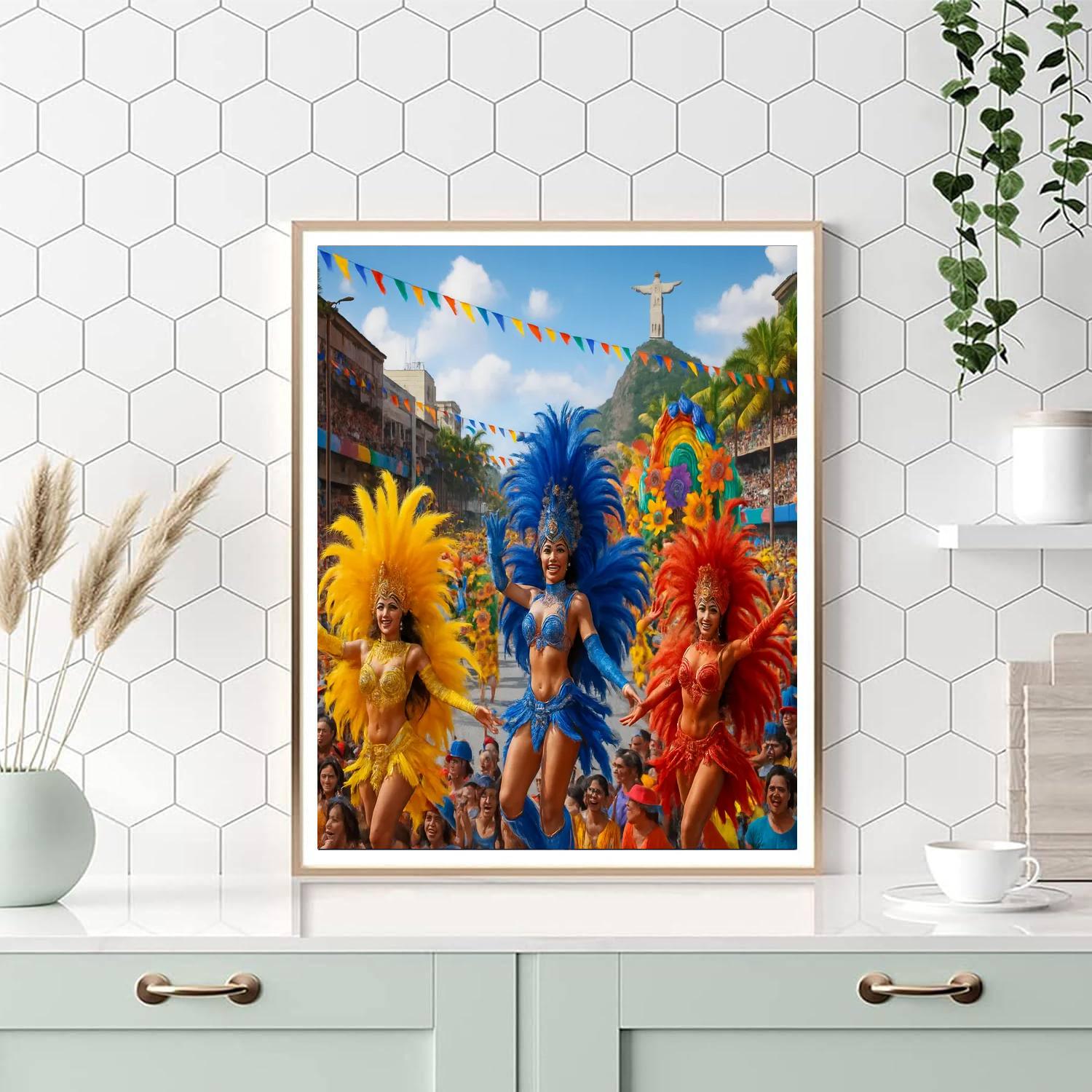 Carnival Of Rio - Rio De Janeiro Paint By Color