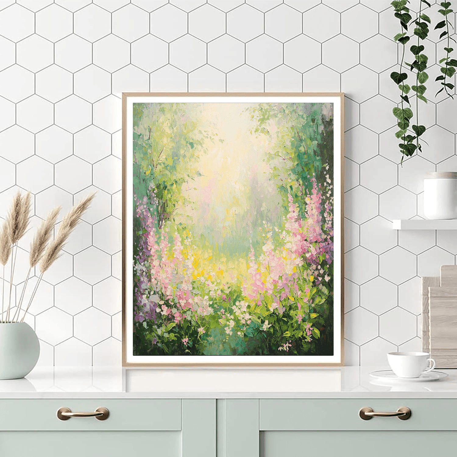 Claude Monet Inspired Blooming Beauty  Paint By Numbers