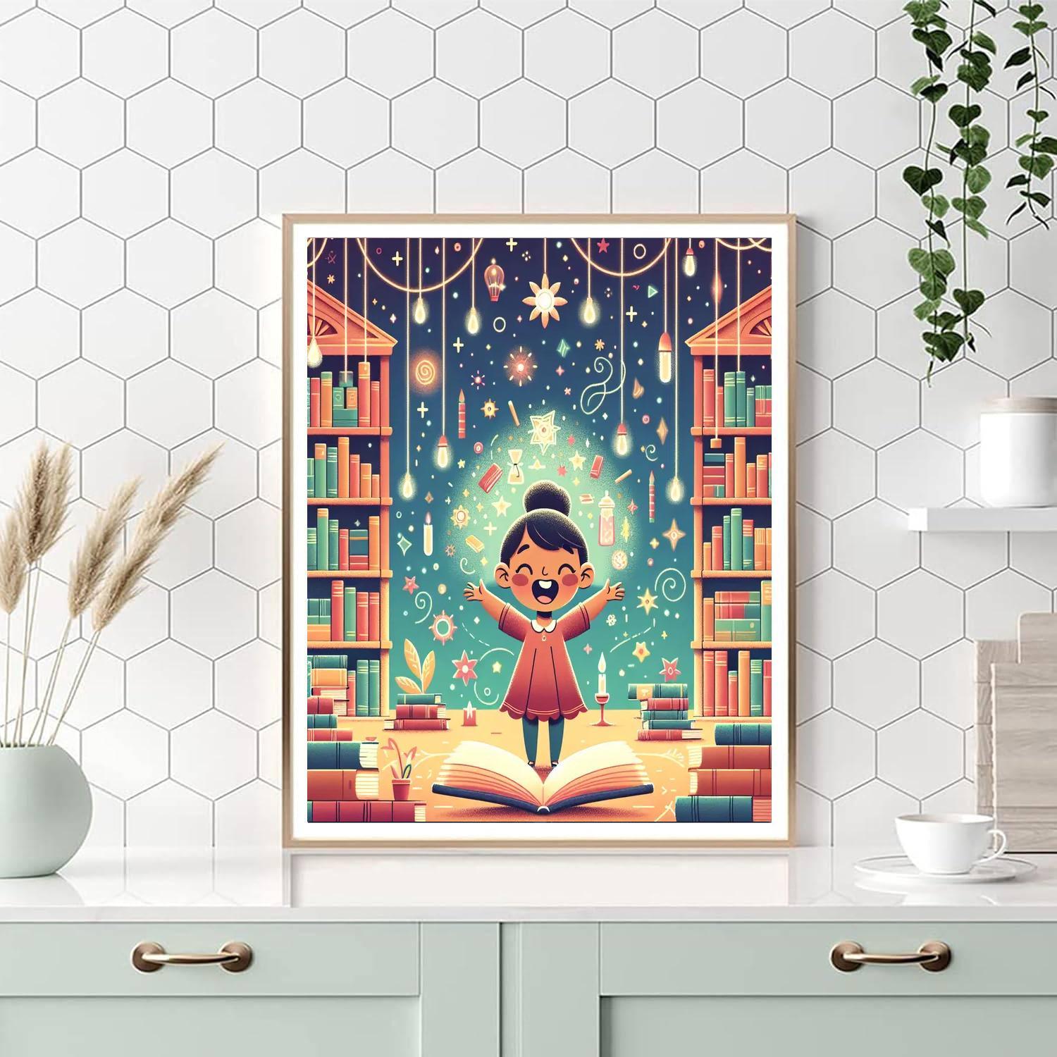 Enchanted Library Quest Paint By Numbers Kits