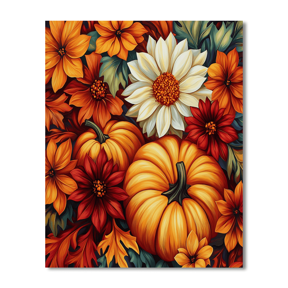 Georgia O'Keeffe Inspired Harvest Bounty  Paint By Number