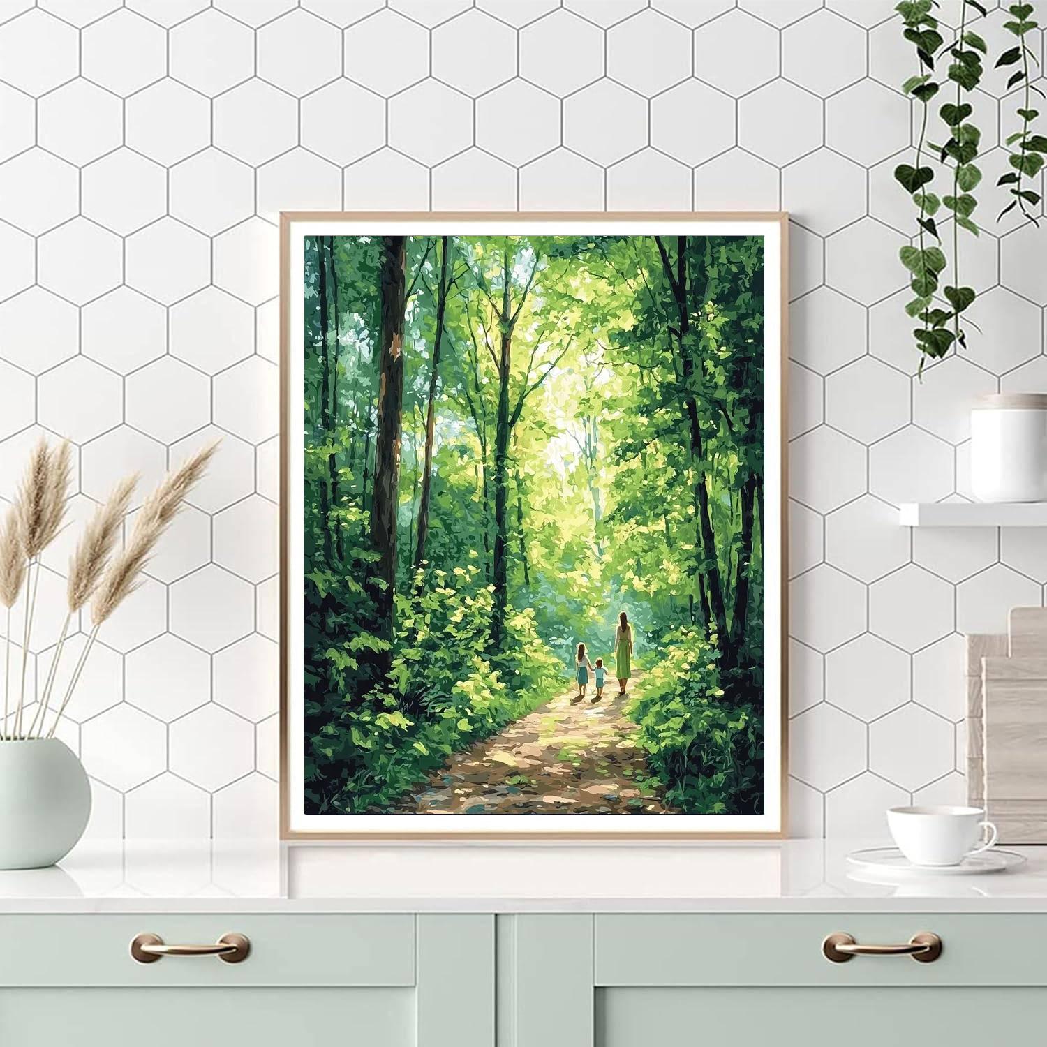 Dreamy Woodland Paths Numbered Painting Kits