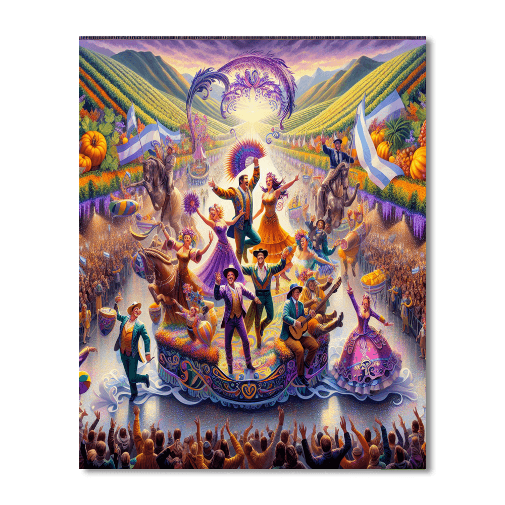 International Grape Harvest Festival Number Painting