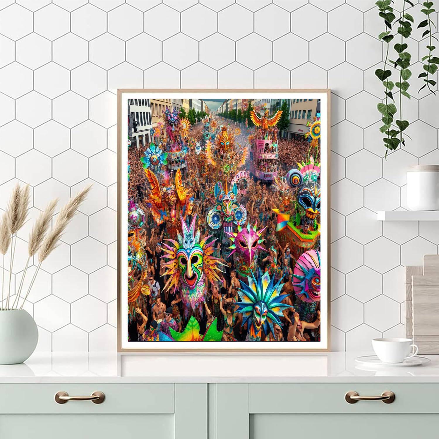 Love Parade - Berlin Painting By Numbers Kit