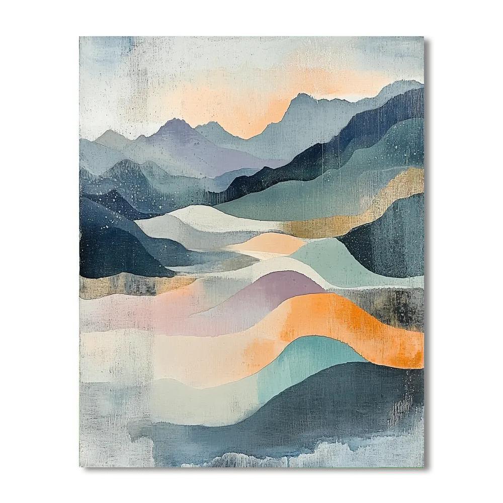 Zhao Mengfu Inspired Harmonious Essence  Paint By Numbers